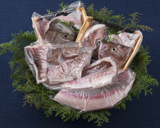 穂州鯛と厳選カンパチの高級魚贅沢味わいセット