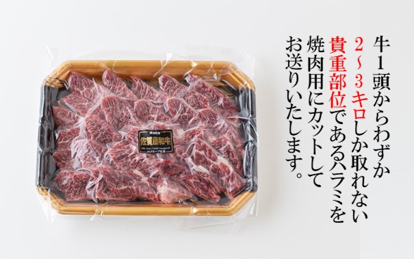 佐賀県産和牛ハラミ焼肉用　400g